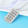 to My Niece Nephew Inspirational Gift Jewelry Dog Tag Pendant Necklace from Aunt Uncle Nephew Necklace Niece Necklace