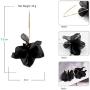Boho Rose Petal Dangle Resin Earrings - Long Drop Acrylic Tiered Flower Earrings - Statement Exaggerated Floral Tassel Earrings for Women and Girls
