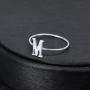 AoedeJ 925 Sterling Silver Stackable Initial Letter Rings Capital Letter Ring Charm Initial Band for Women