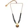 Efulgenz Indian Bollywood Antique Traditional Gold Plated Thushi Mangalsutra Pendant Necklace Set Jewelry for Women Efulgenz Indian Bollywood Antique Traditional Gold Plated Thushi Mangalsutra Pendant Necklace Set Jewelry for Women