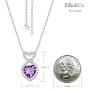 Birthday Gifts for Her March Birthstone Aquamarine Love Infinity Emerald Periodt Blue Sapphire Pink Tourmaline Citrine Garnet Amethyst Jewelry Sterling Silver