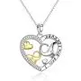 YFN 925 Sterling Silver Mom Horse Elephant Sloth Heart Pendant Necklace Christmas Day Jewelry Gift for Women YFN 925 Sterling Silver Mom Horse Elephant Sloth Heart Pendant Necklace Christmas Day Jewelry Gift for Women