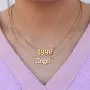 HUTINICE Custom Name Necklace Personalized Jewelry, 18 inch Gold Plated Chain Gothic Old English Nameplate Necklaces for Women and Girls Birthday Gift HUTINICE Custom Name Necklace Personalized Jewelry, 18 inch Gold Plated Chain Gothic Old English Nameplate Necklaces for Women and Girls Birthday Gift