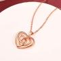 FaithHeart Celtic Knot Pendant Necklace Sterling Silver Irish Jewelry for Women Men Heart/Triangle Vintage/Cross Pendant Necklaces with 20 in Rolo Chain