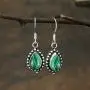 Natural Moonstone Lapis Labradorite Dangle Earrings 7x10mm Pear Gemstones 925 Silver Overlay handmade Dangle Earrings for Women