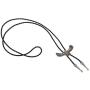 COOLLA Bolo tie- Handmade Eagle Western Cowboy Black Vintage Turquoise Pendant for Women,Men