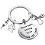 CYTING Veterinarian Keychain These Keys Belong to an Awesome Vet Tech/Nurse Keychain Appreciation Gift Veterinary Medicine Graduation Gift