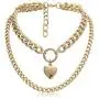 Unicra Layered Necklace Heart Pendant Choker Simple Chain Jewelry for Women and Girls Unicra Layered Necklace Heart Pendant Choker Simple Chain Jewelry for Women and Girls
