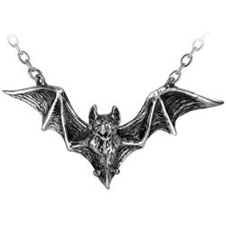 Alchemy Gothic Om Strygia Vampire Bat of Balkan Necklace [Jewelry] Alchemy.