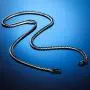 MOWOM Black Chain Necklace for Men Women Boy 316L Stainless Steel Water Resistent Big Thick Cuban Link Chains Plated & Brushed Finish Silver Color with Gift Box (4.6-6.5 MM Wide, 16-36 Inches Long) MOWOM Black Chain Necklace for Men Women Boy 316L Stainless Steel Water Resistent Big Thick Cuban Link Chains Plated & Brushed Finish Silver Color with Gift Box (4.6-6.5 MM Wide, 16-36 Inches Long)