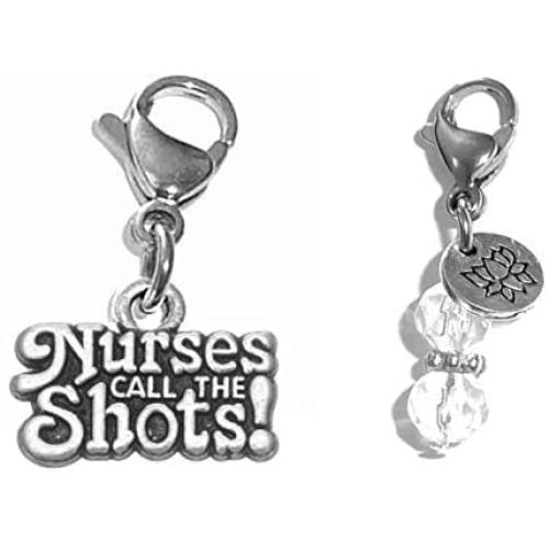 Clip On Charm, Build Your Own Bracelet, Bag, Purse, Handbag, Message, Inspirational, Keychain, Zipper Pull, Jewelry