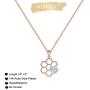 Dainty Necklace for Women Girls, 14K Gold Plated Horse Honeycomb Bee Necklace Jewelry Gifts for Girls Kids Children Cubic Zirconia Infinity Heart Pendant Necklace Christmas Jewelry Gift for Her
