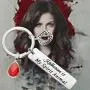 KEYCHIN Vampire Fans Gift American TV Show Inspired Jewelry Damon/Stefan Salvatore Is My Spirit Animal Keychain Horror Movie Peripheral Gift KEYCHIN Vampire Fans Gift American TV Show Inspired Jewelry Damon/Stefan Salvatore Is My Spirit Animal Keychain Horror Movie Peripheral Gift