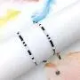 QIDIAN I Love You Morse Code Bracelet Couples Matching Bracelets for Him and Her Boyfriend and Girlfriend Mother and Daughter Jewelry