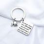 FUSTMW Elephant Gifts Keychain Elephant Lovers Gifts Elephant Jewelry How Strong You are Elephant Inspirational Gifts