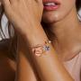 Hidepoo Butterfly Charm Bracelets for Women, Be Your Own Kind of Beautifully Rose Gold Inspirational Bangle Expandable 26 Letters Initial Charms Bracelets Jewelry Gifts for Women Girls