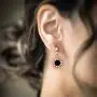 Donlin 18K Gold-plated Stainless Steel Black Earrings for Women Donlin 18K Gold-plated Stainless Steel Black Earrings for Women