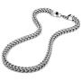 URBAN JEWELRY Stunning Thick 8 mm Stainless Steel Mens Necklace Chain (Silver)