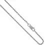 1 1/8 inch Sterling Silver Cubic Zirconia St Lazarus Necklace Micropave Halo Rhodium Finish 16-24 inch