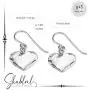 SHABLOOL Earring Sterling Silver 925 With Gemstone Silver Serenity Earrings An Essential Gift For Her Birthday Mothers Day Teen Gift Beautiful Fine Detailing Woman Handmade Jewelry SHABLOOL Earring Sterling Silver 925 With Gemstone Silver Serenity Earrings An Essential Gift For Her Birthday Mothers Day Teen Gift Beautiful Fine Detailing Woman Handmade Jewelry
