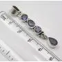 SilverStarJewel Sterling Silver Natural Iolite Long Pendant 1.8'' 3.5 Grams Wholesale Gift SilverStarJewel Sterling Silver Natural Iolite Long Pendant 1.8'' 3.5 Grams Wholesale Gift