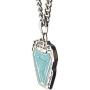 Marvel Iron Man Arc Reactor Glow-in-The-Dark Stainless Steel Pendant Necklace