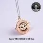 MYPRINTON Baby Yoda Hard Enamel Pendent Necklace 1.38'' The Child Character Inspired Gift Idea Matte Copper MYPRINTON Baby Yoda Hard Enamel Pendent Necklace 1.38'' The Child Character Inspired Gift Idea Matte Copper