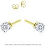 La Joya 1/4-1 Carat Total Weight (cttw) Certified Lab Grown Diamond Stud Earrings for Women And Men - Set In 4 Prong Solid 14k Yellow Or White Gold GH Color SI Clarity Men and Womens Diamond Earrings