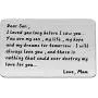 AKTAP Son Gift from Mom Son Engraved Wallet Card Inserts with Mini Love Note Birthday Gift Graduation Gift for Him AKTAP Son Gift from Mom Son Engraved Wallet Card Inserts with Mini Love Note Birthday Gift Graduation Gift for Him