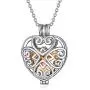 ROMANTIC WORK Cremation Jewelry for Ashes Sterling Silver Urn Necklace Cremation Pendant with Hollow Heart Memorial Keepsake Jewelry for Women Girls 18 inches Chain ROMANTIC WORK Cremation Jewelry for Ashes Sterling Silver Urn Necklace Cremation Pendant with Hollow Heart Memorial Keepsake Jewelry for Women Girls 18 inches Chain