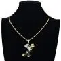 Moca Jewelry Hip Hop Iced Out Bling Pendant 18K Gold Plated Chain Necklace for Men Women