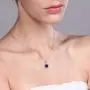 Gem Stone King 925 Sterling Silver Purple Amethyst and White Diamond Pendant Necklace For Women (2.06 Ct Cushion with 18 Inch Chain)