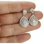 Finrezio Crystal Choker Necklace Teardrop Earring Set for Women Girls Rhinestone Wedding Bridal Party Jewelry Set