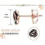 CASSIECA Rose Necklace Bracelet Stud Earrings for Women Flower Pendant Necklace Chian for Lover Friends Birthday Valentine Fashion Jewelry Set Gift