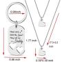 Gifts for Daughter Daddys Girl Mommys World Mother Father Necklace Keychain Pendant Encouraging Jewelry Set Dad Mom Christmas Birthday Gift