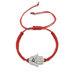 2927 Evil Eye Bracelet Red String Hamsa Charm Kabbalah Jewelry
