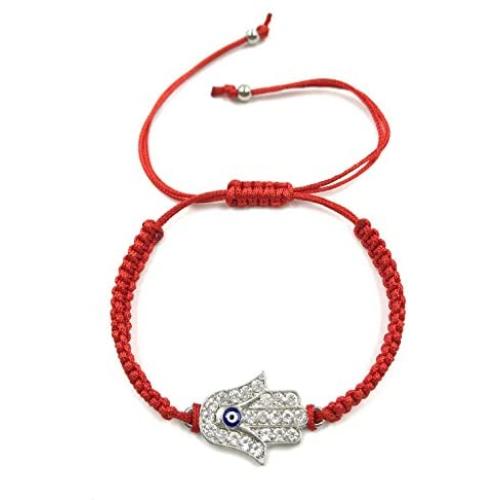 2927 Evil Eye Bracelet Red String Hamsa Charm Kabbalah Jewelry