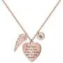 MEMGIFT Rose Gold Personalized Memorial Gifts Loss of Loved One Remembering Initial Necklace Sympathy Jewelry for Her Women Teen Girls Sister Best Friend