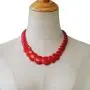 Sinkcangwu Bohemian Necklace Large Turquoise Stone Necklace Choker Tribal African Jewelry Halloween Costume Accessory for Women Girls Sinkcangwu Bohemian Necklace Large Turquoise Stone Necklace Choker Tribal African Jewelry Halloween Costume Accessory for Women Girls
