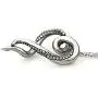 Controse Womens Silver-Toned Heart Shaped Stainless Steel Sea Lover Octopus Necklace 31'' Controse Womens Silver-Toned Heart Shaped Stainless Steel Sea Lover Octopus Necklace 31''
