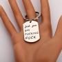 CENWA Shameless Jewelry Fuck You You Fucking Fuck Keyhchain Humor Fuck Saying Gift FUUFF Funny Bad Language Gifts
