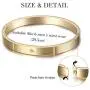 WISTIC Mens Cuff Bangle Bracelets Black Bangle with Stainless Steel Bracelet Cuff and Magnetic-Clasp Plain Polished for Men WISTIC Mens Cuff Bangle Bracelets Black Bangle with Stainless Steel Bracelet Cuff and Magnetic-Clasp Plain Polished for Men