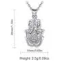 Hamsa Necklace Sterling Silver for Women AEONSLOVE Vintage Hamsa Hand of Fatima Evil Eye Necklace Pendant Good Luck Success Amulet Jewelry Gifts for Womens Girls Wife, 18'' Chain Hamsa Necklace Sterling Silver for Women AEONSLOVE Vintage Hamsa Hand of Fatima Evil Eye Necklace Pendant Good Luck Success Amulet Jewelry Gifts for Womens Girls Wife, 18'' Chain