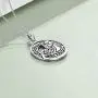 Fox Necklace Sterling Silver Celtic Ethnic Fox Pendant Necklace Vintage Fox Jewelry for Women Fox Necklace Sterling Silver Celtic Ethnic Fox Pendant Necklace Vintage Fox Jewelry for Women