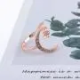 Rose Gold Star Dangle Drop Earrings + Moon Adjustable Opening Ring Jewelry for Women and Girls Simple Lucky Star Tassel Long Chain Earrings Rose Gold Star Dangle Drop Earrings + Moon Adjustable Opening Ring Jewelry for Women and Girls Simple Lucky Star Tassel Long Chain Earrings