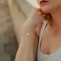 Florideco 14K Gold Plated Initial Bracelet for Women Letter Layered Chain Bracelet Dainty Alphabet Heart Charm Jewelry Gifts