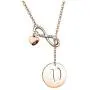 POTIY Rose Gold Initial Disc Necklace 26 Letter Charm Y Necklace for Women Alphabet Infinity Jewelry Gift for Her POTIY Rose Gold Initial Disc Necklace 26 Letter Charm Y Necklace for Women Alphabet Infinity Jewelry Gift for Her