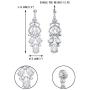 EVER FAITH Womens Austrian Crystal Stunning Bridal Wedding Teardrop Pierced Dangle Earrings