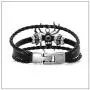 Heavstjer Punk Alloy Spider Wristband Leather Cuff Bracelet