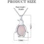 Chakra Stones Pendants Necklace,Womens Natural Gemstone Crystal Pendant Creative Penguin Shape Birthstone Energy Jewelry Necklaces for Ladies Girls